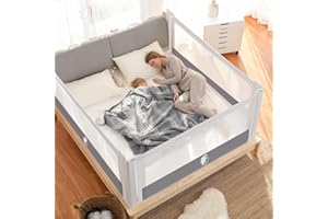 monkey mum® Popular Rausfallschutz Bettgitter,80-200 cm, estable, alta Bettgitter Rausfallschutz cama 140 cm, Rausfallschutz Boxspringbett Bettspringbett Boxspringbett Bettschutzgitter