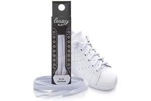 leazy Cordones Elásticos sin Nudo para Zapatillas - Anclaje Sencillo en las Puntas - Cordones sin Atar para Niños y Adultos