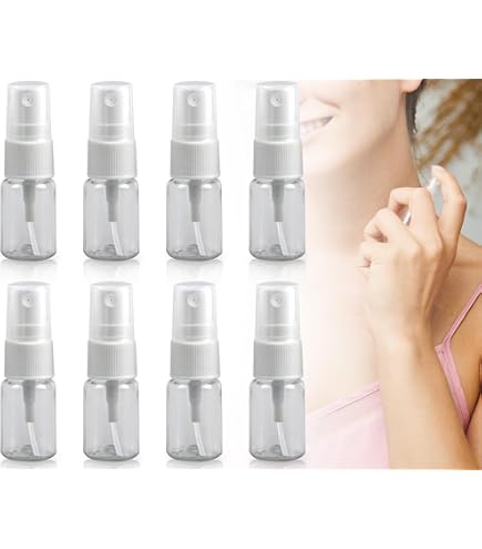 Leere Parfümflaschen Aus Kunststoff – 10 Ml, Transparent, 10 Stück, Nachfüllbare Sprühflaschen Für Reisen