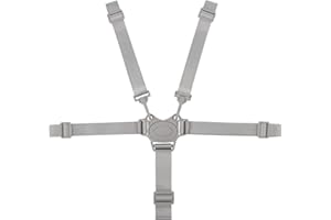 Popuppe High Chair Harness Replacement,Universal Baby Trend High Chair Replacement Straps,Adjustable 5 Point Harness Belt Suitable for Children Kid Pushchair,Pram Buggy and High Chair