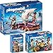 Produktbild PLAYMOBIL® Piraten 3-tlg. Set 6682 Piratenfloß + 6683 Piraten-Schatzversteck ...