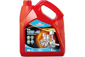 RHÜTTEN Rhutten, Olio Motore 10W40, Auto, Semi Sintetico, Benzina, Diesel, Gpl, Auto Ibride, 4L