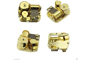Youtang 18 Note Windup Gold Plating Clockwork Mechanism DIY Music Box Movement,Tune:Edelweiss