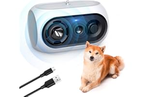 BUBBACARE Antibell für Hunde, 3 Einstellbare Frequenz Automatisches Anti Bellen Gerät, Wasserdichter Anti-Bell-gerät, Wiederaufladbares Antibell für Kleine Mittel Große Hunde,Sicher Hundebellen Stoppen