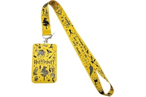 NHPY Id card holder, Harry potte r Soporte para tarjetas de identificación con cordón para tarjetas