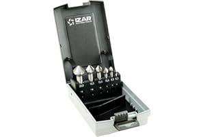 Izar 40515 Avellanador Set Mango Cilíndrico 3Z 90°, HSSE 5% Co, 2575, DIN 335 C