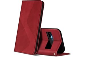 ZONNAVI Funda para Google Pixel 7, Funda Libro de Cuero con Ranura para Tarjeta y Magnético, Wallet Flip Caso Cubierta Case Carcasa para Google Pixel 7 (Rojo)