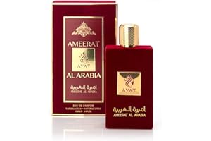 BUSINESS SQUARE BS Ayat Perfumes – AMEERAT AL ARABIA 100ml - Eau De Parfum Femme Senteur Arabian Orientale Dubaï Fabriqué et conçu à Émirats Arabes Unis