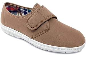 Chums | Men's | Wide Fit Canvas Touch and Close Shoe |
