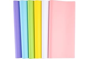 Bouiexye 60 Sheets Easter Tissue Paper Multicolor Tissue Paper Bulk Gift Wrapping for DIY Art Craft Floral Birthday Easter Party Festival