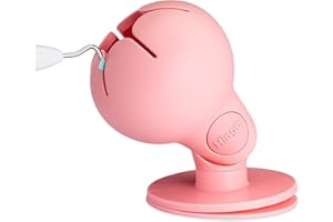 tweexy Hinge Vinyl Weeding Scrap Collector, Craft Heat Transfer Vinyl, HTV Crafting Adhesive Paper Sheets Holder (Pink Cloud)