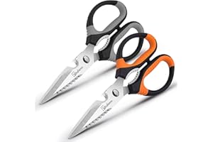 Vitalismo Ciseaux Cuisine Détachable Multiusage - Ciseaux de Cuisine Professionnel 22CM en Acier Inoxydable avec Décapsuleur Poignée Antidérapante pour Viande Volaille Poisson Poulet Noix Légume