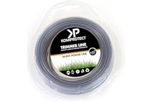 komiprotect® Filo per Decespugliatore Elicoidale - Filo per Decespugliatore Silent Power Robusto e Durevole (3 mm x 27 mt)