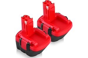 Moticett Dos pilas 12V 3.0Ah Reemplazo de Ni-MH para Bosch 12V Batería BAT045 BAT046 BAT049 BAT120 BAT139 Herramienta eléctrica