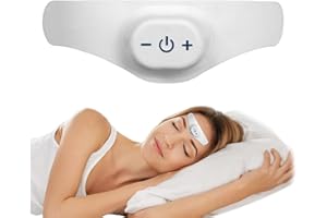 BLAMIKOR Headband Sleep Aid Device, Headache Relief Sleep Massager, USB Charging Microcurrent Holding Sleep Instrument for Insomnia and Headache Relief, Migraine Relief