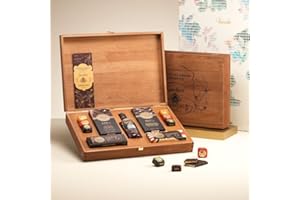 Venchi - Chocolate & Rhum Riserva 20 anni Experience - Degustazione Cioccolato e Distillato - Cioccolato Assortito, 332 g - Senza Glutine - Idea Regalo