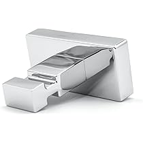 Porta Asciugamani Da Parete Inda - Design Quadrato, Ottone Cromato, Facile Installazione - Foto 4