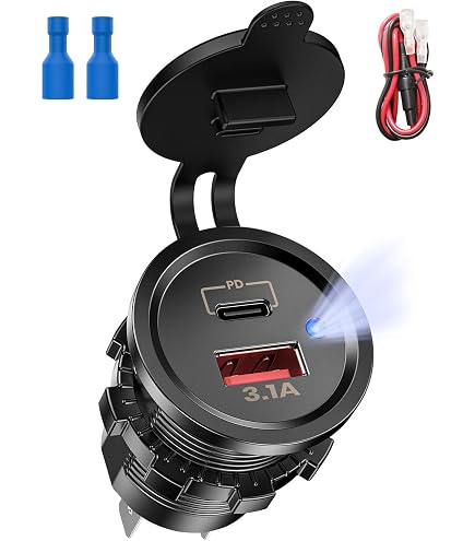 Caricabatterie Auto QC 3.0 Con 4 Porte USB – EB0407, Indicatore LED Di Tensione