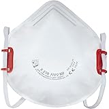 Oxyline 10x FFP2 R D respiratore riutilizzabile mezza maschera antipolvere senza valvola | Prodotto in UE | CE 1437