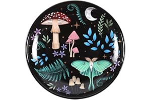 Something Different Wholesale Nocturnal Landscape Trinket Dish: Beautiful Flora and Fauna Design - Colorful Dish for Storing Trinkets - Celestial Touch Trinket Dish