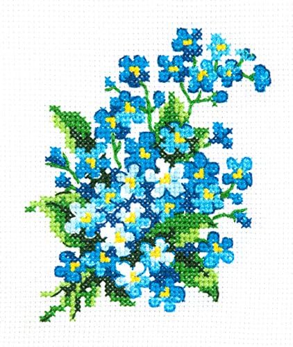 Magic Needle Counted Cross Stitch Kit, Cotton, Multicoloured, 10 x 11 cm