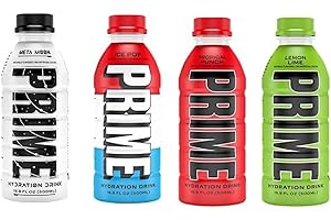 PRIME HYDRATION SOFTY Prime Energy Drink di Logan Paul & KSI (mix 4 gusti), 355,0 millilitri