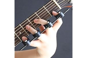 JIAKALAMO Sdkmah9 Extenseur de doigt réglable – Bandes d'entraînement de résistance pour guitare, basse, piano – Accessoires de renforcement des doigts
