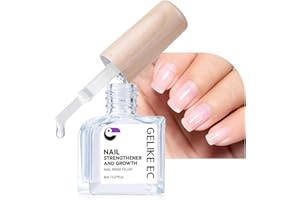 ‎GELIKE EC Gelike ec Nagelhärter Wachstums Nagel Rillenfüller: Reparatur für dünne beschädigte und brüchige Nägel Rillenfüller Clear