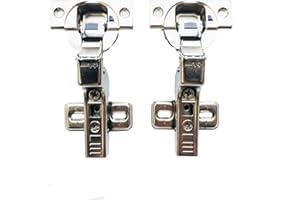 Blum Clip Top BLUMOTION 110° Drzwi Wpuszczane Zawiasy do Szafek Kuchennych Zawias do Drzwi Szafki 71MB3750 Soft Close Mechanizmem Samozamykającym Made in Austria 2 Pcs