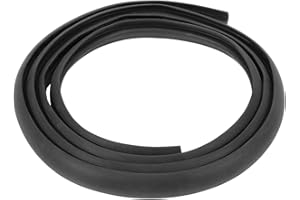 Anlseiod 1,7 m Striscia di tenuta in gomma per parabrezza anteriore per E46 E90 E60 E39 E36 F30 F10 F20 X5 E70 E53 M G30 E91 E34 F31 (Colore: Nero)