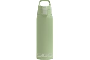 SIGG - Botella de Agua Aislada - Shield Therm - Apta para Bebidas Carbonatadas - A Prueba de Fugas - Apta para Lavavajillas - Libre de BPA - Acero Inoxidable 90% Reciclado - 0,5L / 0,75L / 1L