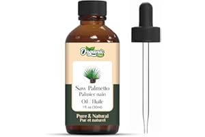 Organic Zing Saw Palmetto (Serenoa repens) Oil | Pure & Natural Carrier Oil for Aroma, Diffusers, Skincare & Haircare - 30ml/1.01fl oz
