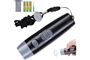 Molbory Sifflet électronique, sifflet réglable, sifflet d'arbitre, 3 tons et 3 niveaux, multi-usages, pour éducation sportive, sifflet électronique pour entraîneur, police, enseignant