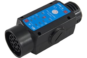 kitletsuit Anhänger Prüfgerät 13 Polig 2-in-1 aufladbare Licht Beleuchtung Prüfgerät Anhängersteckdose