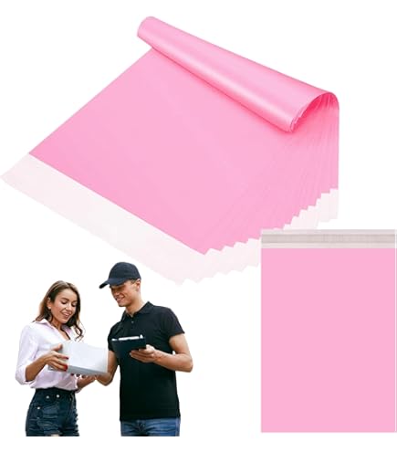 Buste Shopper 500 7.5x10.5 VM Brand 2 Mil Poly Mailers Self Seal Plastic Bags Envelopes 100 Buste Di Plastica - Foto 12