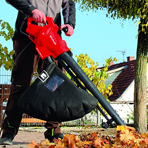 Einhell Elektro Laubsauger Laubbläser GC-EL 2500 E (2500 W, bis 240 km/h, 40 L Fangsack, Drehzahlregulierung, Tragegurt) - 8
