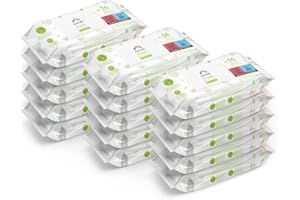 Marque Amazon - Mama Bear Lingettes pour bébé parfum frais léger, 1008 unités (18 lot de 56) - L'emballage peut varier