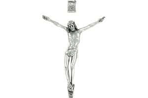 Ferrari & Arrighetti Corpo di Cristo per Crocifisso, Metallo, Color Argento, 15 Centimetri