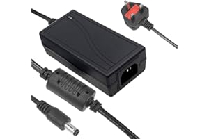INEEDU 12V 5A 60W Power Supply Adapter Conventer, AC to DC Power Supply, AC/DC Driver Transformer 5.5mm x 2.1mm 5.5x2.1 Jack Wall Plug for LED Strip Lights, Router, CCTV Camera, ADSL Cats