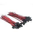 Taikuwu 20 Pairs JST SM 2 Pin Plug Male and Female Connector Adapter with 22 AWG 140mm Electrical Cable Wire for 3528 5050 LED Light Strip