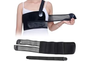 Agatige Broken Rib Brace for Men and Women, Adjustable Elastic Rib Support Compression Brace Chest Binder Wrap Women's Rib Cage Protector Wrap Belt for Sore or Sternum Injuries