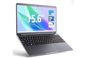Naclud Laptop 15.6 Inch 12GB RAM 512GB SSD Storage, 1080P Display Full HD Laptop, Celeron N5095, Full Size Keyboard, 2xUSB 3.0, Dual Band WiFi (Gray)