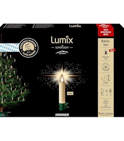 Kerstboomverlichting 30 LED Kaarsen Warmwit