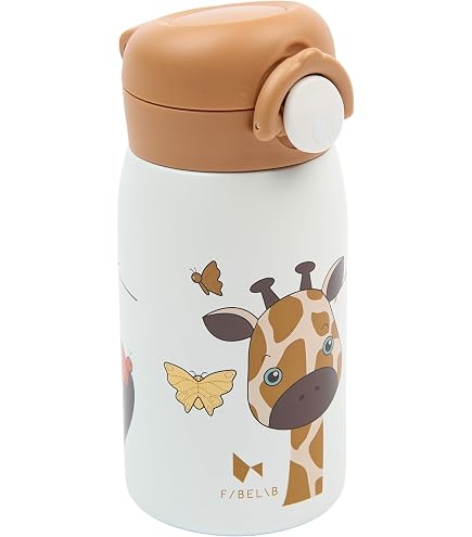 Elefantasie Personalisierte Edelstahl-Trinkflasche Für Kinder – Mit Namen Graviert – 500 Ml – Auslaufsicher Mit Strohhalm – Perfekt Für Schule & Ausflüge!