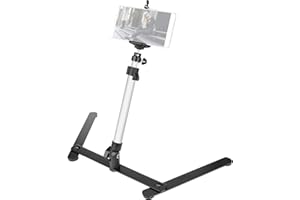 ChromLives Stojak do kopiowania zdjęć Pico, stojak na projektor z zaciskiem, uchwyt na telefon, mini statyw, regulowany monopod stołowy, kompatybilny ze smartfonem