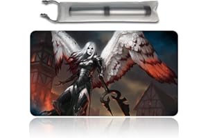 FOUR LEAVES MTG Spielmatten+Kostenlose wasserdichte Tasche,MTG Playmat Table Mat Größe 60X35CM, MTG Mouse Pad Kompatibel Mit MTG TCG CCG (Avacyn The Purifier)