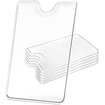 Creditcardhoes, 20 stuks bankpasjes, beschermhoes, identiteitskaart hoes, NFC-beschermhoes, kaarthoes, hard plastic voor creditcards Creditcardhoes, 20 stuks bankpasjes, beschermhoes, identiteitskaart hoes, NFC-beschermhoes, kaarthoes, hard plastic voor creditcards