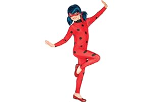 Rubie's Official Miraculous Ladybug Childs Costume and Eye mask, Superhero Fancy Dress