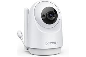 bonoch Dodatkowa kamera dla niemowląt do BBM03/BBM05, 720p HD Video niania kamera bez Wi-Fi, podzielony ekran, 2-drożne audio, łatwa instalacja, widoczność w nocy, czujnik temperatury
