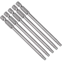 6 T30 Torx-Schraubendreher-Bits, 50 Mm, Magnetisch – 1/4 Zoll Sechskantschaft, S2-Stahl